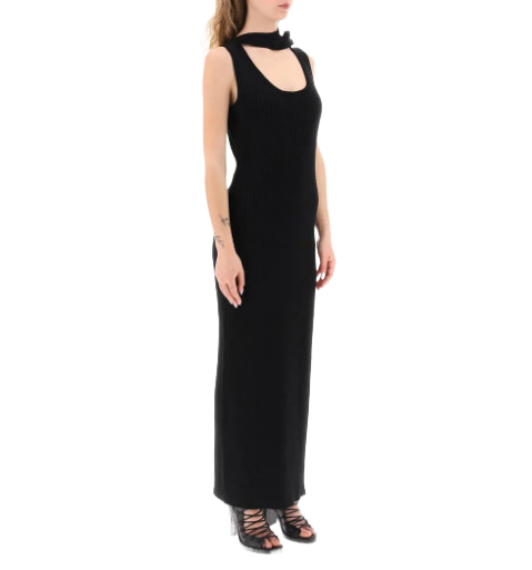 Y project ribbed knit maxi dress