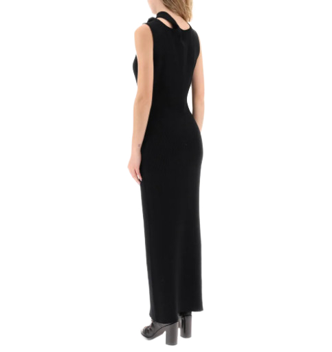 Y project ribbed knit maxi dress