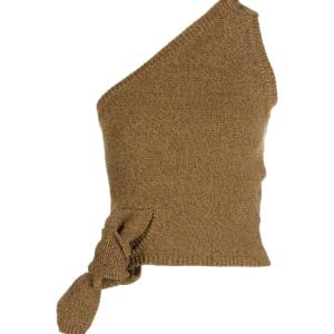 LE MAILLE one-shoulder knit top