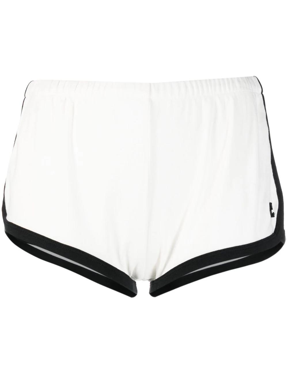 Contrast trim logo shorts