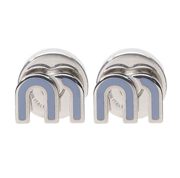 Enamel metal earrings