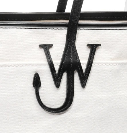 Anchor logo canvas tote bag