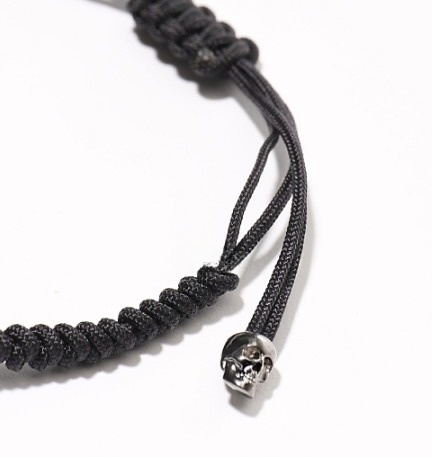 Pave Skull Friendship Bracelet