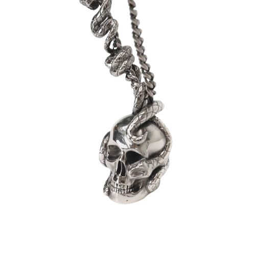 Skull & Snake Necklace