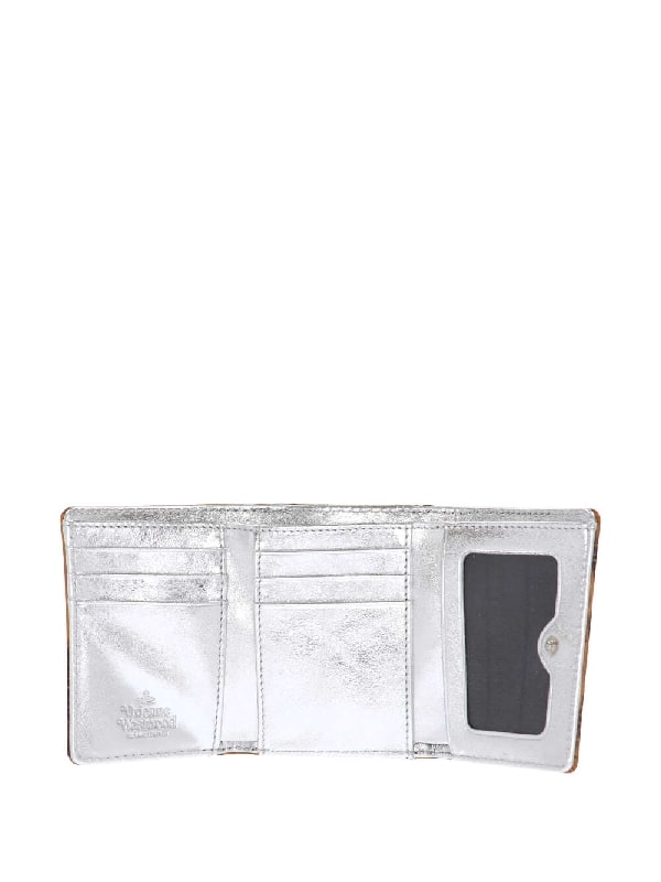 ORB-embellished croaker-effect wallet