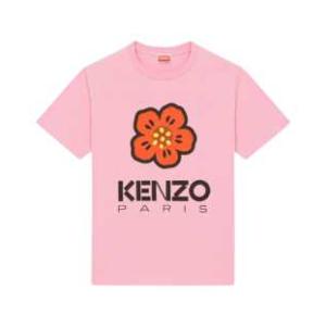 Kenzo Boke Flower Loose T-Shirt Rose