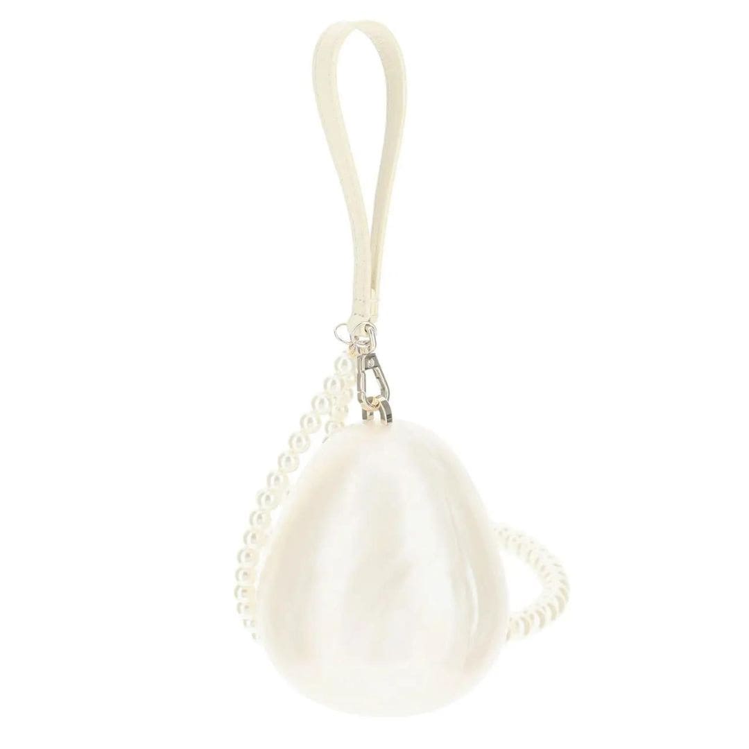  Micro Handheld Egg Bag With Pearl Crossbody Strap