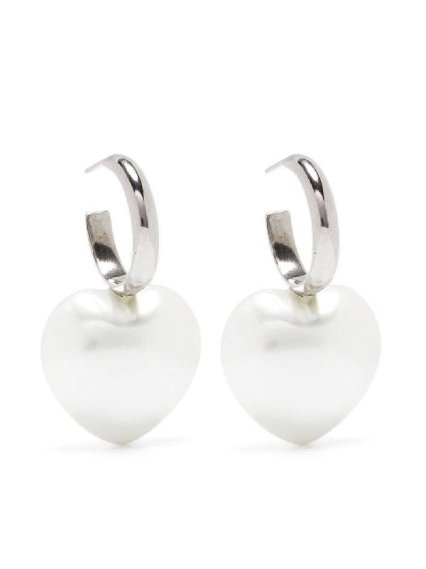 Simone Rocha Pearl Heart Earrings