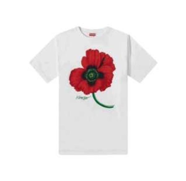 Kenzo Poppy T-Shirt White