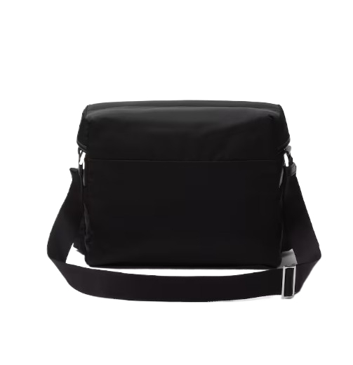 Re-nylon triangle logo shoulder bag