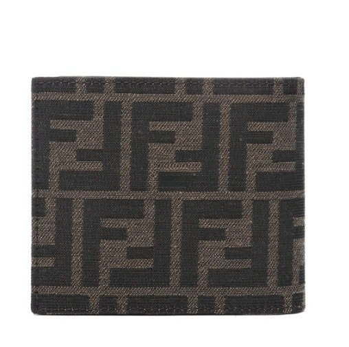 FF fabric half wallet
