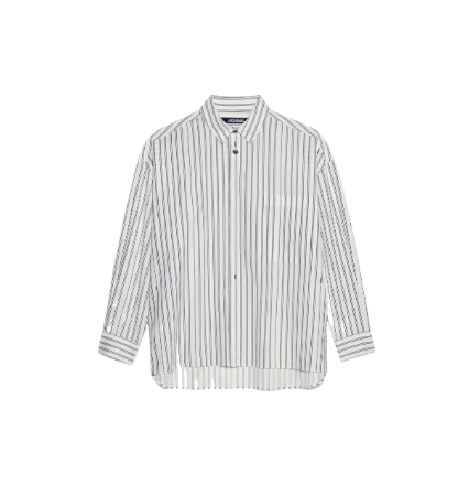 La Chemise striped long sleeve shirt