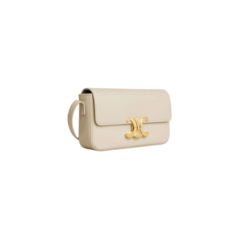 Shiny Calfskin Claude Shoulder Bag