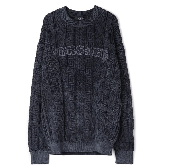 Greca cable knit