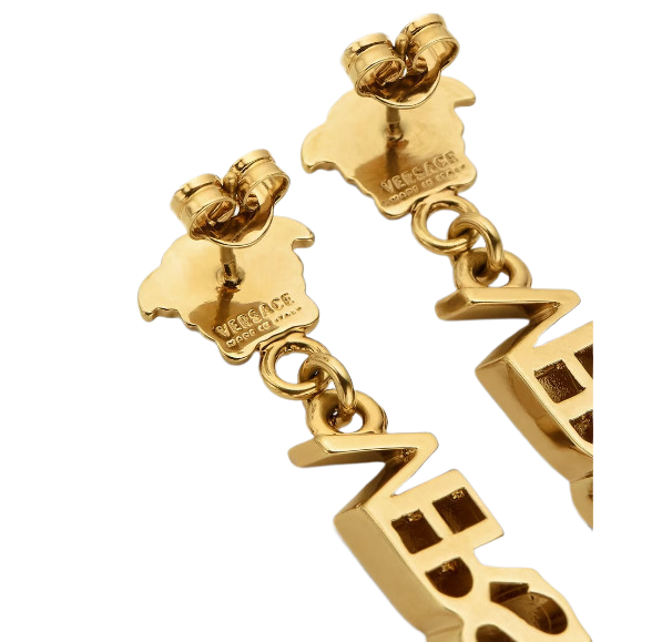 La Medusa logo drop earrings