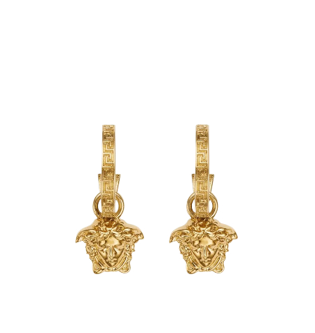 Medusa Greca hook earrings