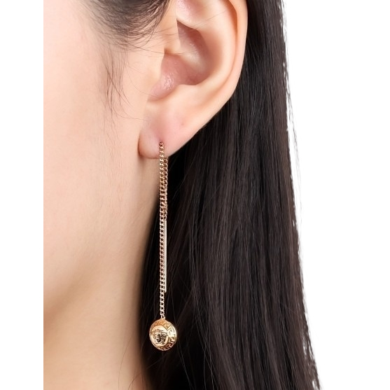 Medusa drop earrings