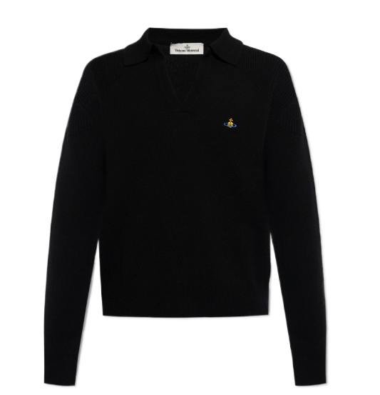 Football polo sweater