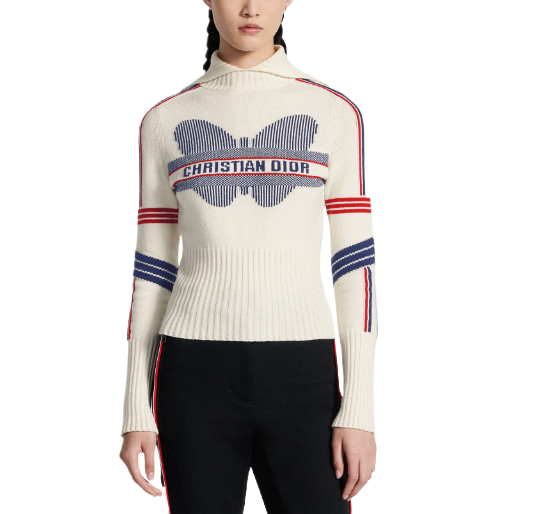 DiorAlps stand collar sweater