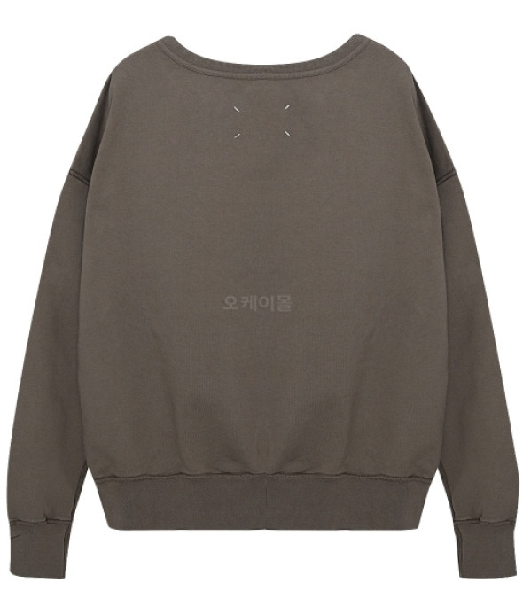 Crewneck Sweatshirt in Military Olive