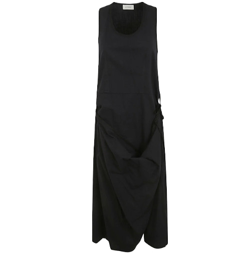 Sleeveless warwrap dress