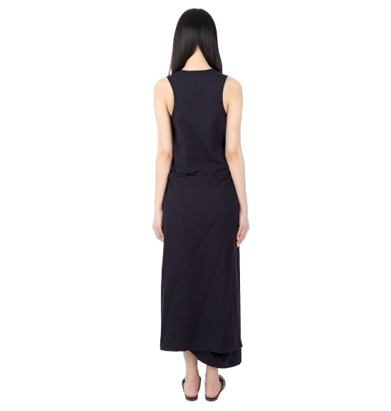 Sleeveless warwrap dress