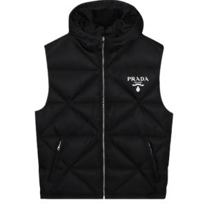 RE-NYLON quilted padded vest