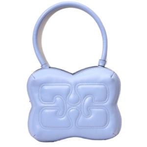 Light blue butterfly top handle bag
