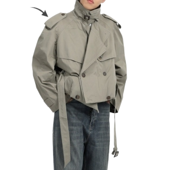 folder trench coat