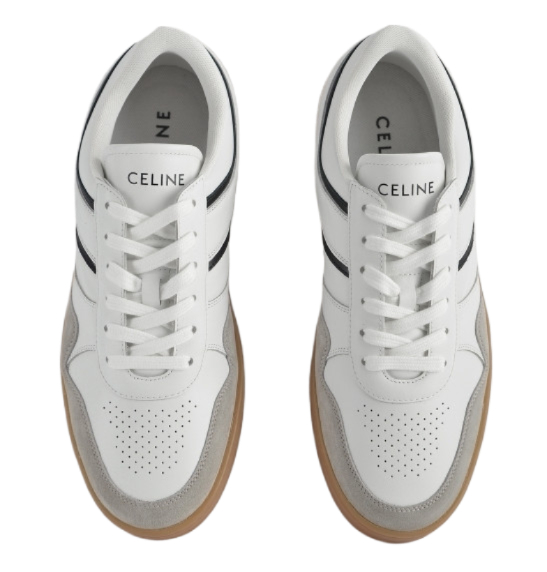 Trainer Low Lace-Up Suede Calfskin Sneakers