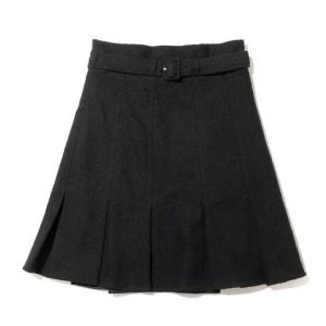 Pleated high waist skirt 