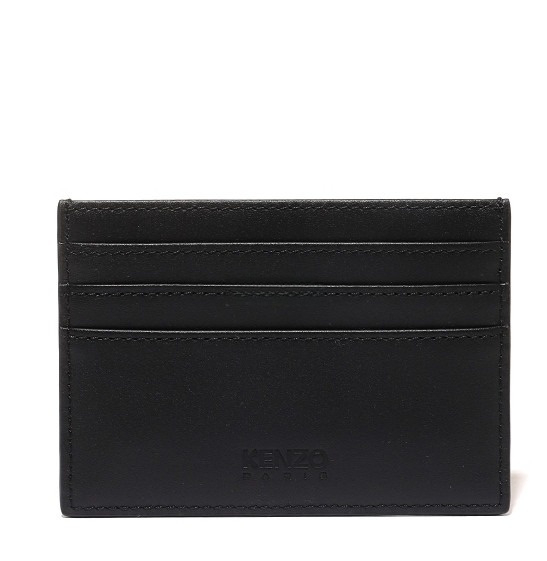 Logo patch card wallet