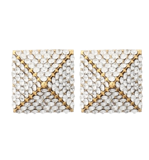 rystal stud earrings