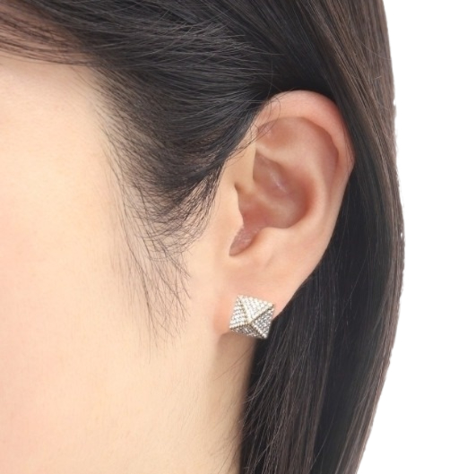 rystal stud earrings
