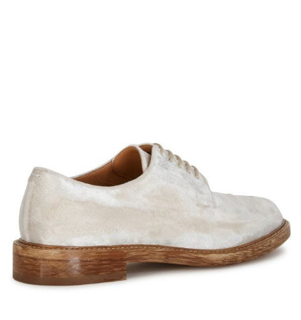 Vintage velvet oxford shoes
