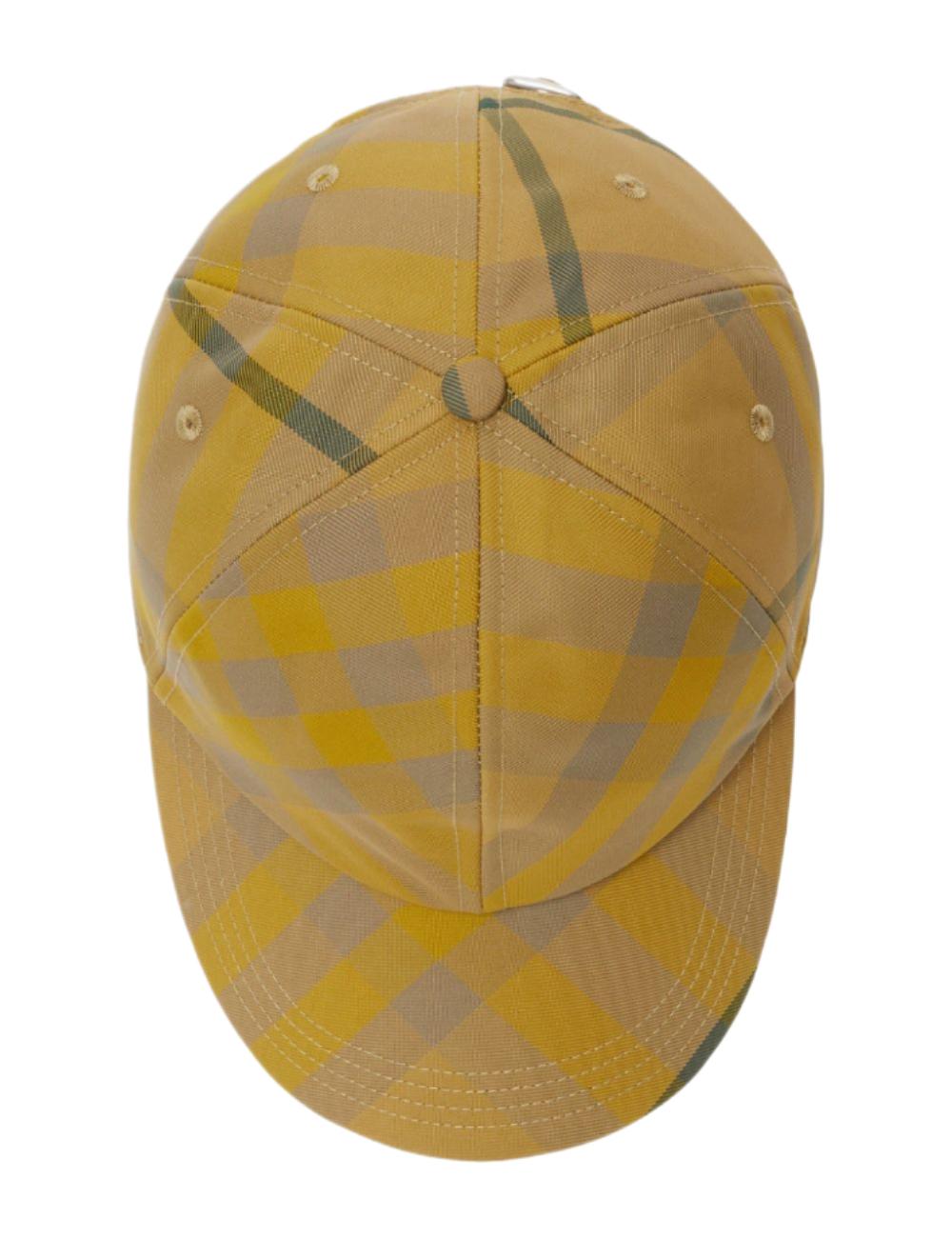Checkered baseball cap