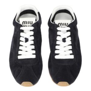 Miu Miu Suede Sneakers Navy
