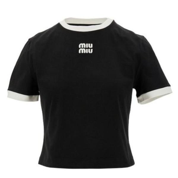 Women's Logo Cropped Short Sleeve T-Shirt - Black