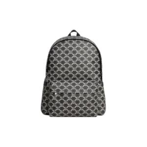Two-tone Triomphe canvas medium backpack