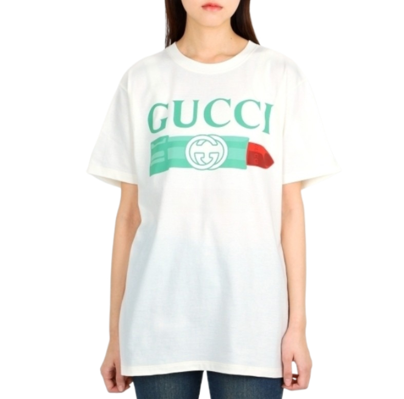 Gucci lipstick print cotton t-shirt