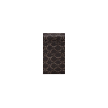 Triomphe canvas cell phone pouch