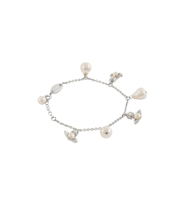 Emiliana Bracelet Platinum Creamrose Pearl