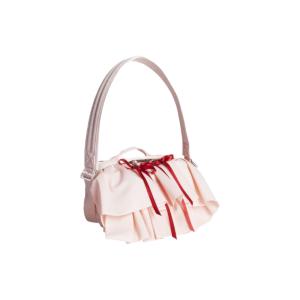 Simone Rocha Frill Multi-Pocket Crossbody Bag Pink Red