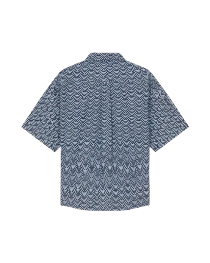 kenzo Seigaiha Denim Shirt