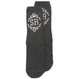 SR crystal-embellished socks