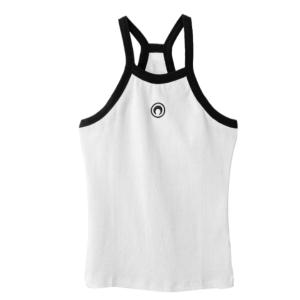 Logo-embroidered stretch-cotton tank top 