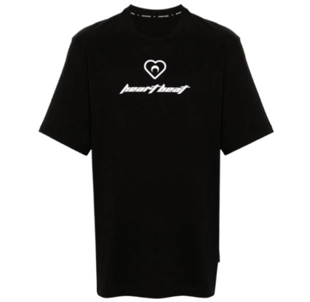 Heartbeat Logo Cotton Short Sleeve T-Shirt