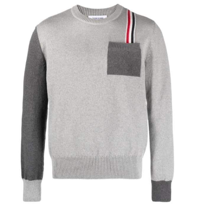 Funmix RWB Striped Intarsia Sweater 