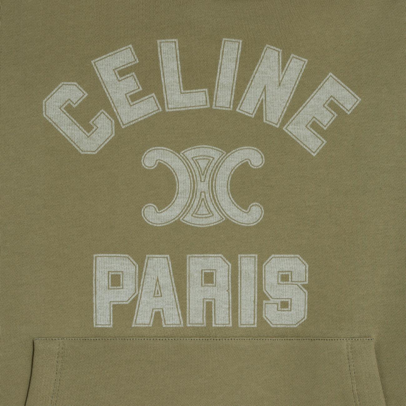 Celine Paris loose hooded t-shirt