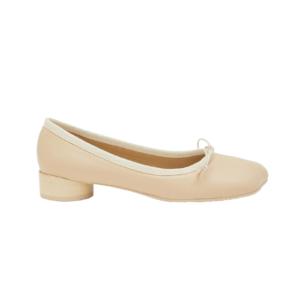 Anatomic leather ballerina flat heel